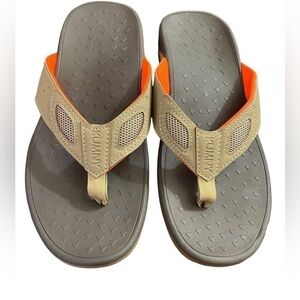 𝅺Kumny Mens Sandals with Arch Support Orthotic Flip Flops • NWOT • Size: 10​